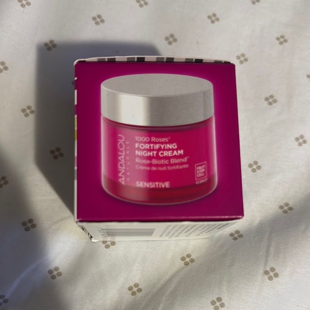 Andalou Fortifying Night Cream - Pink